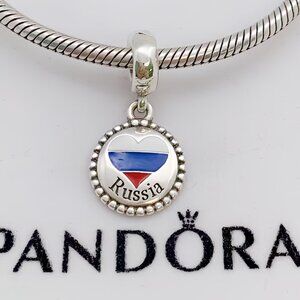 Pandora Russia Flag Exclusive Charm Pendant